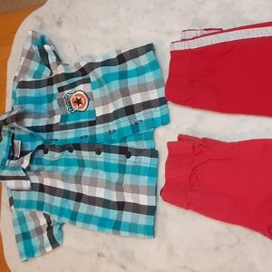 2 pants 1 shirt size 18 months